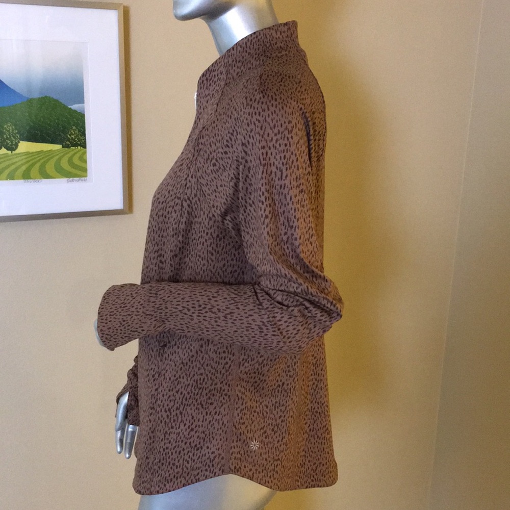 ATHLETA | Salutation Jacket Leopard Cheetah Print - image 9